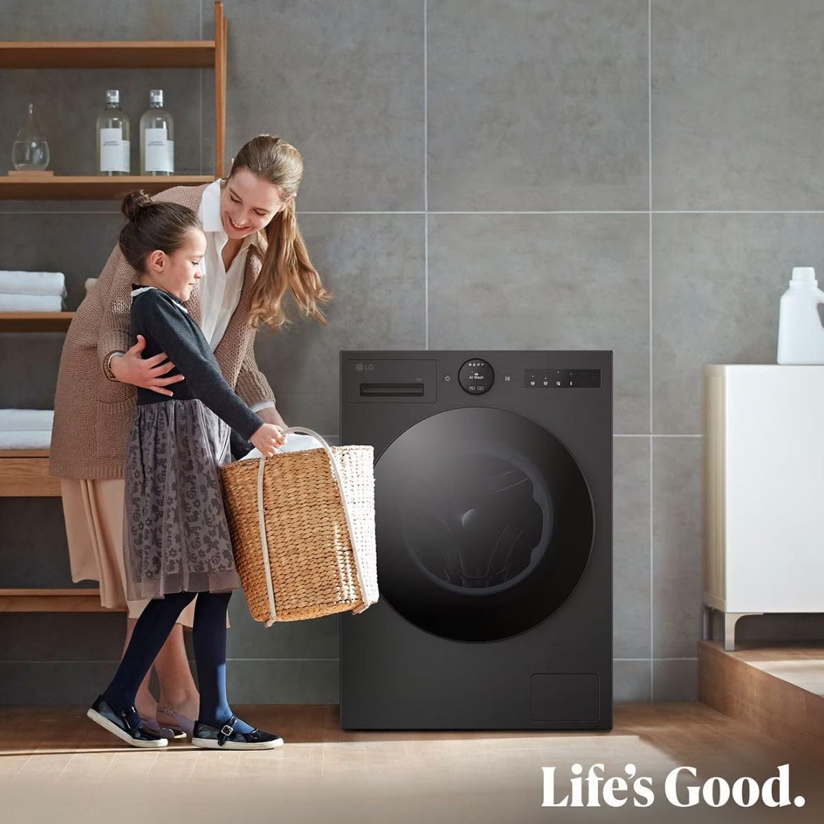 Lave-linge LG F4X7009TBB 9Kg 1400RPM Noir