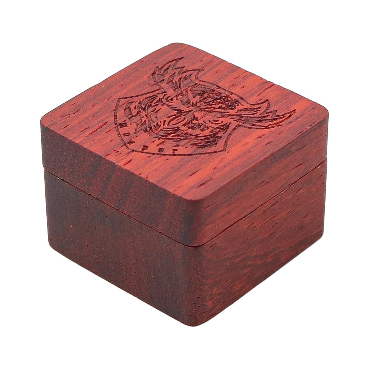 Alnicov Guitar Pick Storage Box Rosewood Pick Box Gift Box - Owl