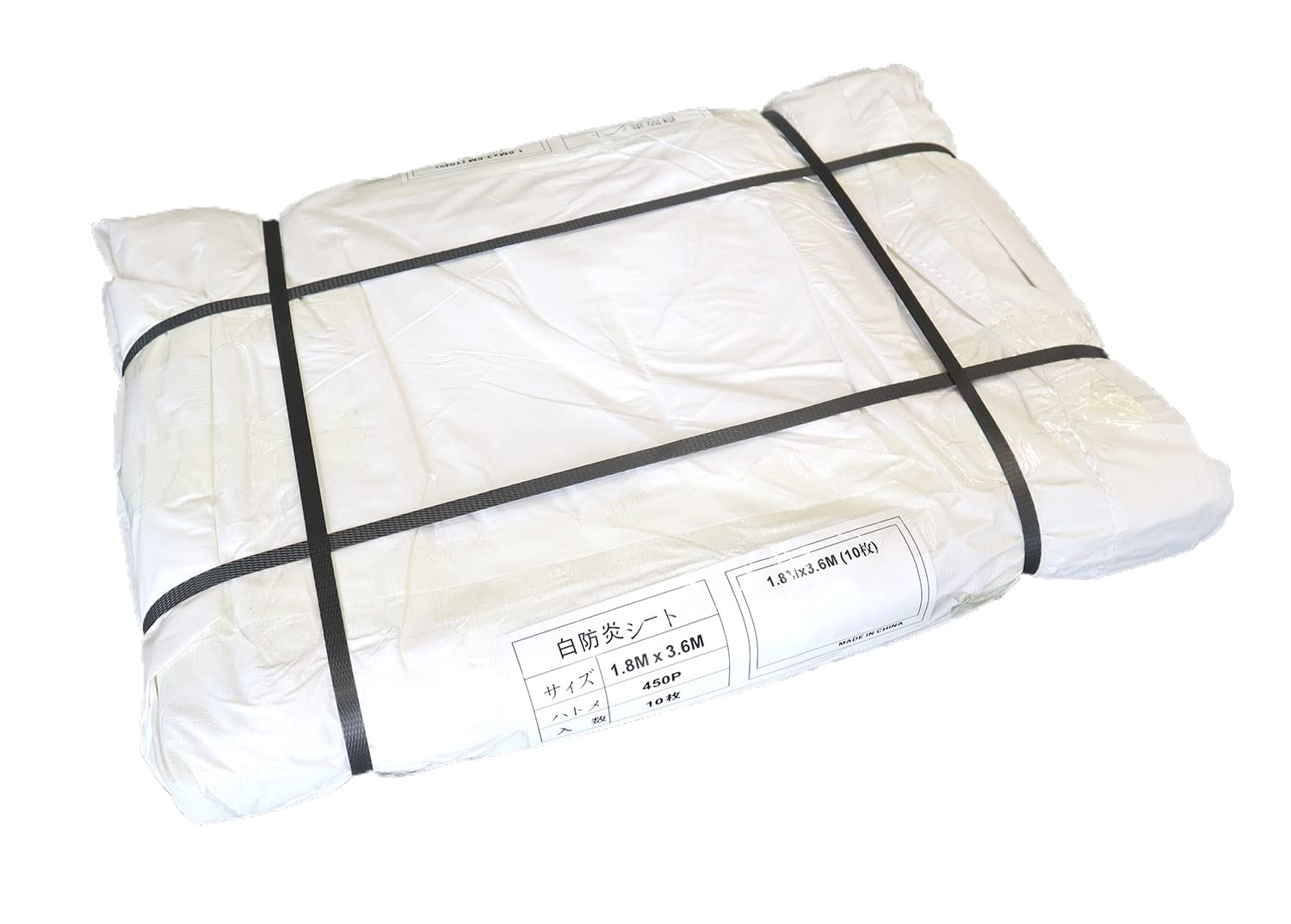 白 防炎シート 1.8×3.6/1.8×5.4/3.6×5.4/5.4×7.2/