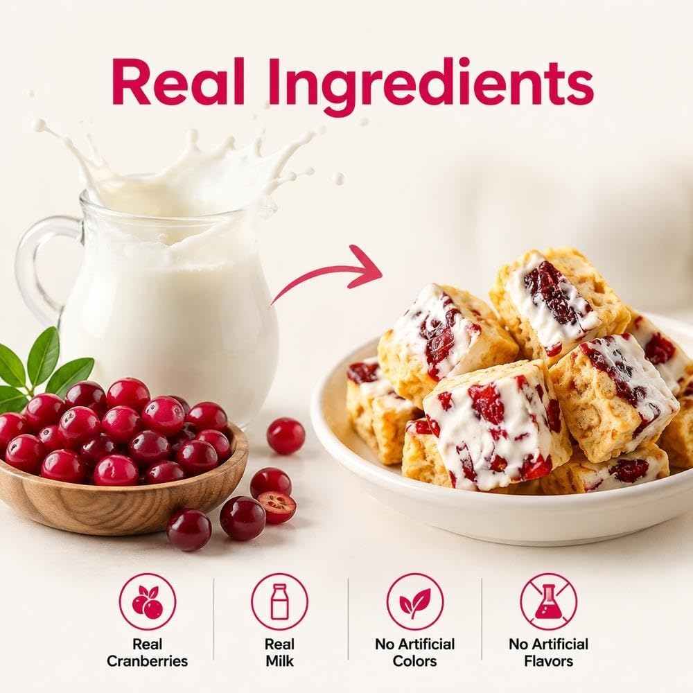 Cranberry-Milchgebäck-Häppchen, weicher Kuchen 160 g*2