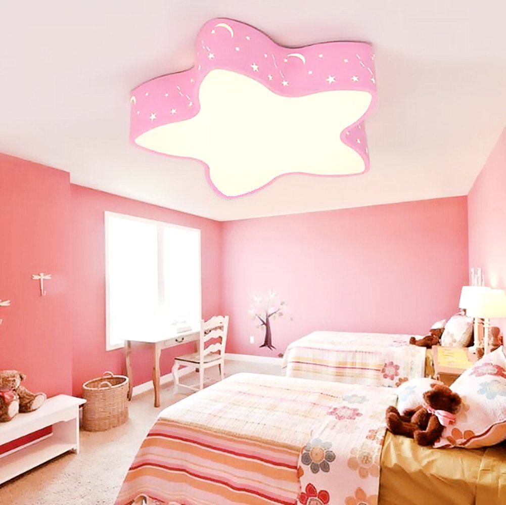 Amazon.co.jp : SAITODOU LED シーリングライト 星型デザイン 無段階調