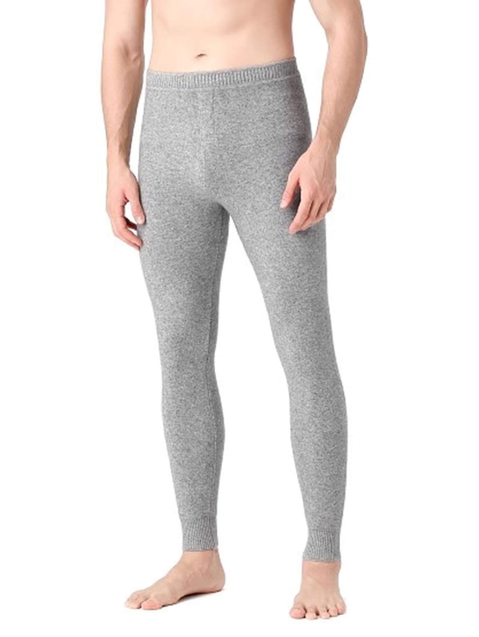 Ropa Interior térmica para Hombres Pantalones Térmicos 100% Cachemira Stretch Leggings térmica