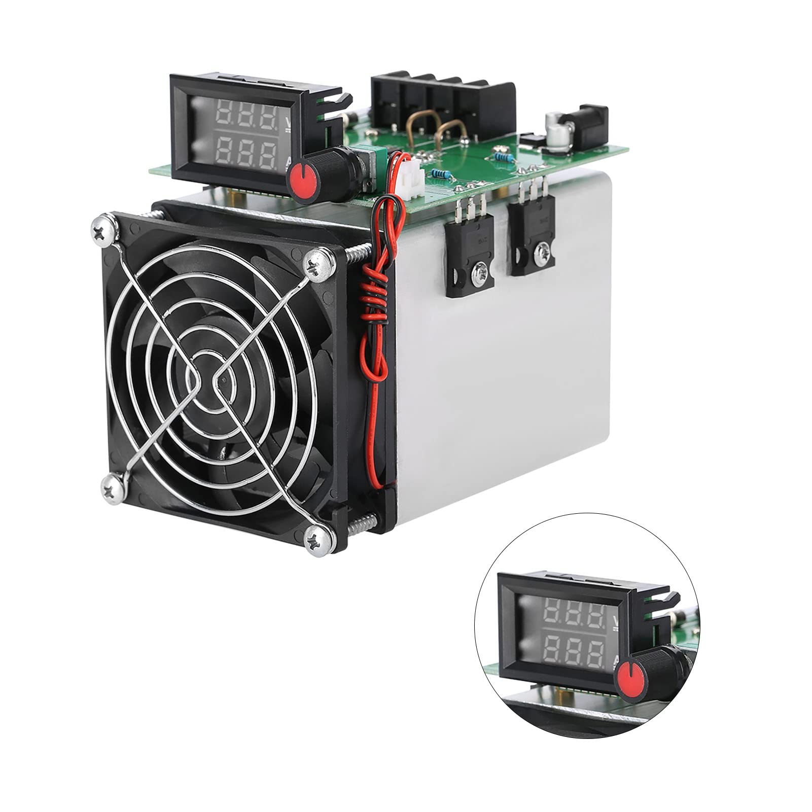 Modulo di Carico Elettronico DC 12V 0-20A 250W - Tester Capacità Batteria con Monitor di Scarica a Corrente Costante per Test e Burn-in Schede