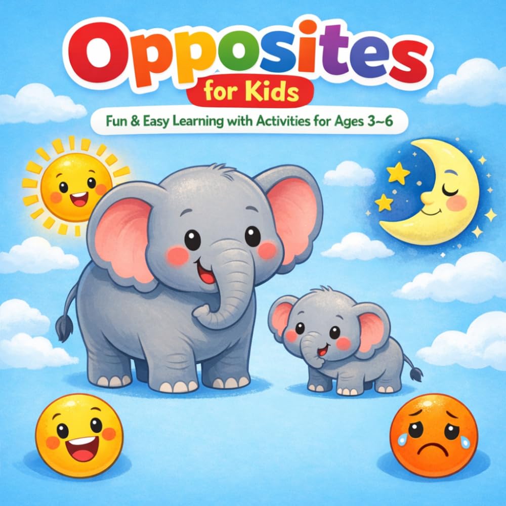 Opposites for Kids: Fun & Easy Learning with Activities for Kids Ages 3–6