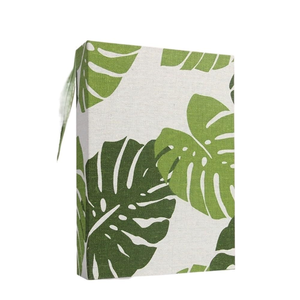100 Pockets Photo Album 4x6 Photos Linen Cover Small Scrapbook DIY Writable Storage(2)