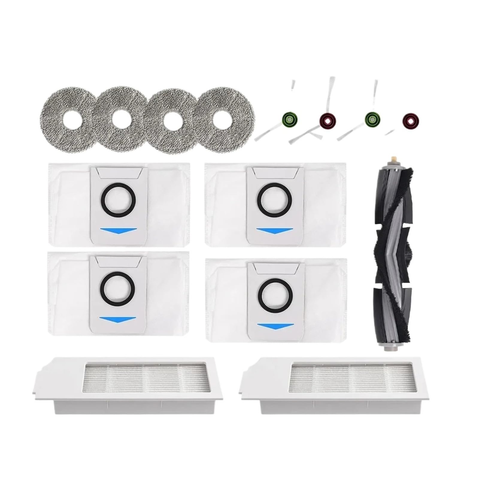 Lmrxofe 15 Pack Replacement Kit Compatible For Ecovacs Deebot X1 Omni/Turbo T10 Omni/Turbo X1s Pro