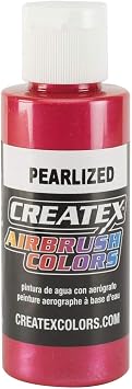 Createx 4 oz Pearl Red Pearlized Airbrush Color PearlIZ [Kitchen]