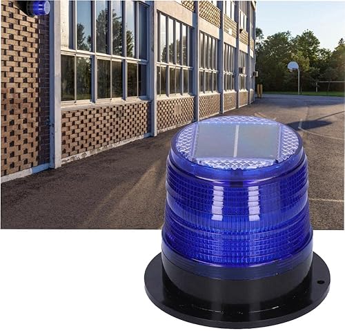 jiabaoyu Luz LED estroboscópica azul para automóvil, luz de advertencia nocturna con señal LED magnética intermitente para oficina, construcción,