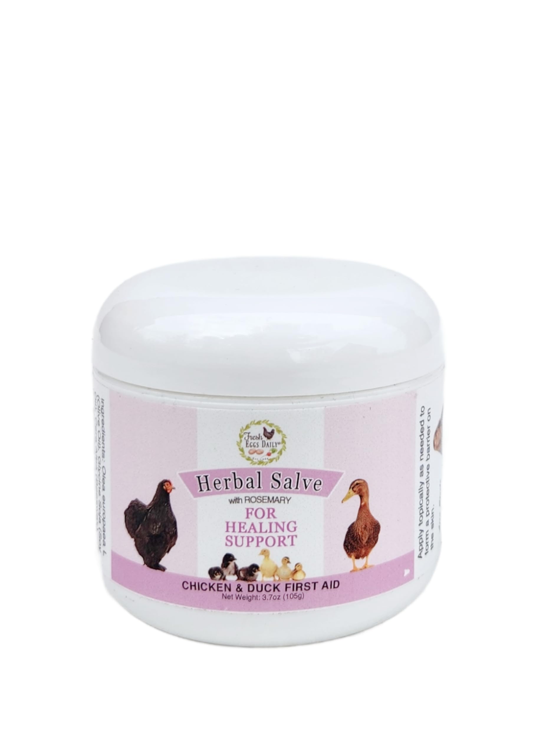Fresh Eggs Daily Herbal Salve with Rosemary for Chickens and Ducks