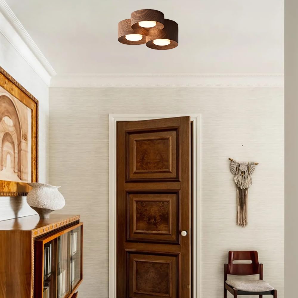 Nowoczesna Sufitowa, Sufitowa Led Do Korytarza Z Obrotowymi Reflektorkami 360°, Liniowa Oprawa Świetlna Do Montażu Sufitowego, Metalowa Sufitowa Półpłaska, 3000K Ciepła Biel/Biały/Mały