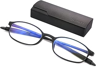 GOKEI 拡大鏡 ルーペ メガネ型ルーぺ 超軽量 【1.8倍 ブルーライトカット機能 6点セット】 拡大 眼鏡 メガネ ルーペメガネ 眼鏡型ルーペ 拡大ルーペ ルーペ型眼鏡 大きく見える 読書用 細かい作業 ブラック