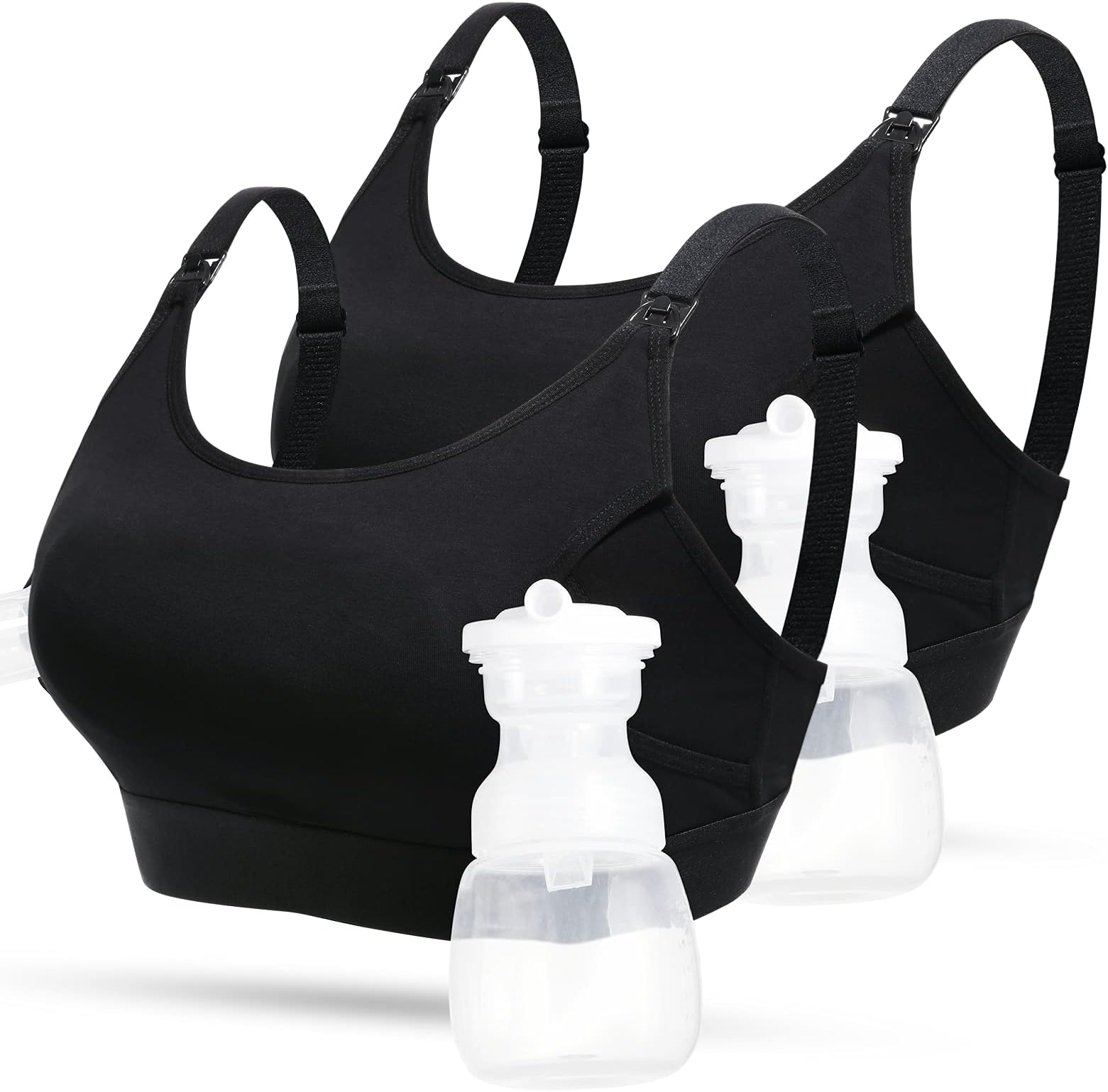 Lupantte Hands-Free Pumping and Nursing Bra with Breast Pad for Breast Pump