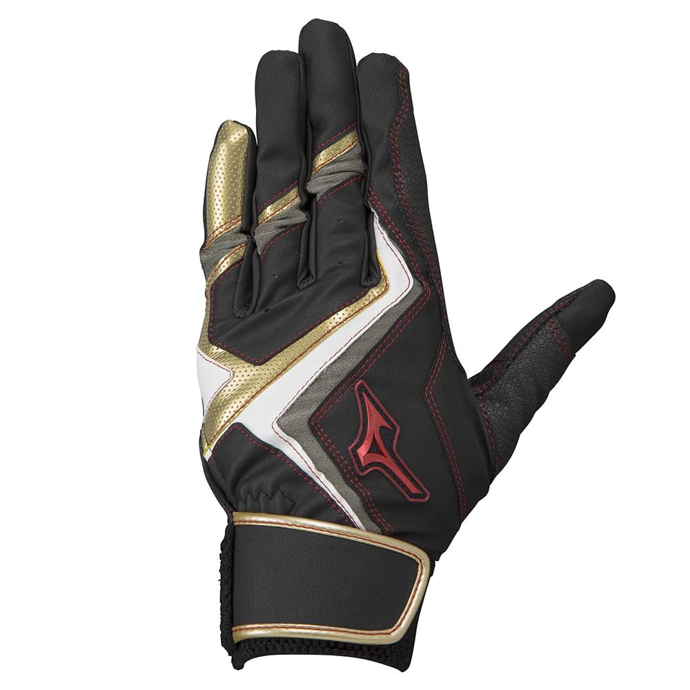 Mizuno ブラックレザーグローブ ゴールドロゴ Mizuno ブラックレザーグローブ - メルカリ