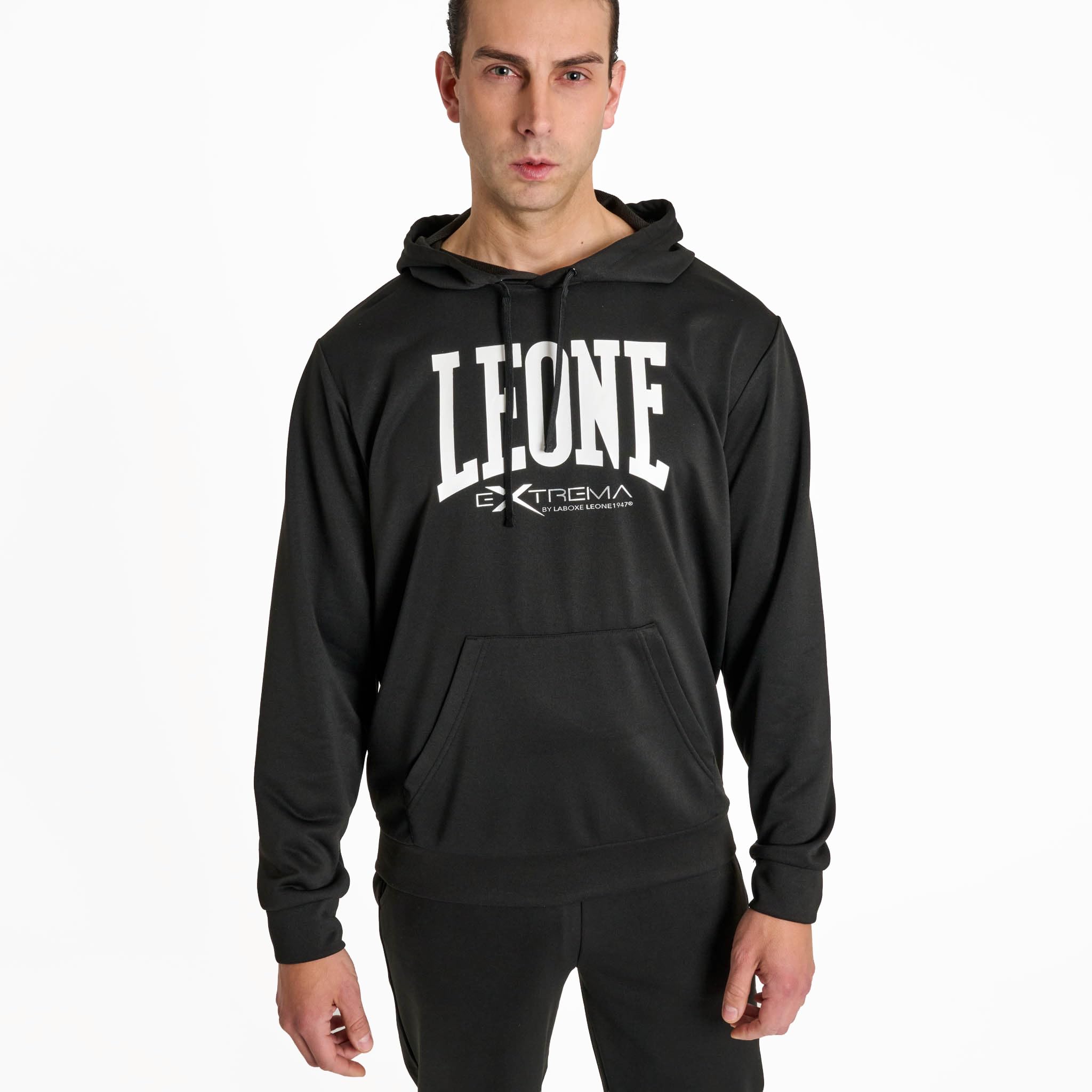 Leone 1947 Abx104 Unisex Adult Logo Hooded Sweatshirt (Pack of 1)