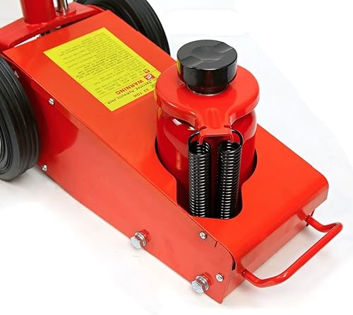 Miniatura 3 de XtremepowerUS Heavy Duty 22 Ton Floor Jack Eje de aire hidráulico Botella Jack Servicio wExtensión Saddle Set Ruedas