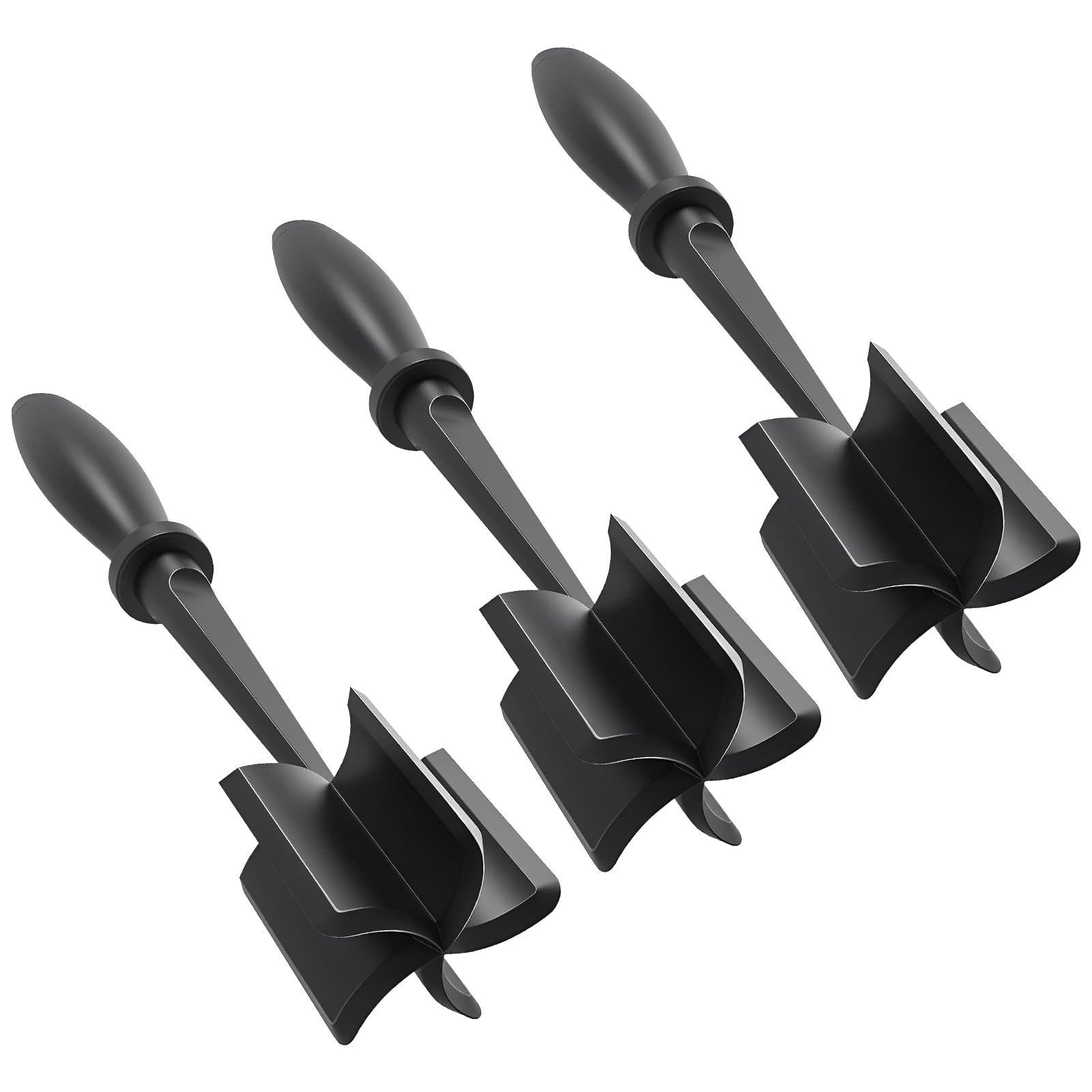 Heat-Resistant Meat Chopper and Masher with Non-Slip Handle - Nylon Multifunctional Meats Spatula Choppers Efficient Convenient Ground ChopperTenderizer/Easy to Use/Easy to Clean (3)