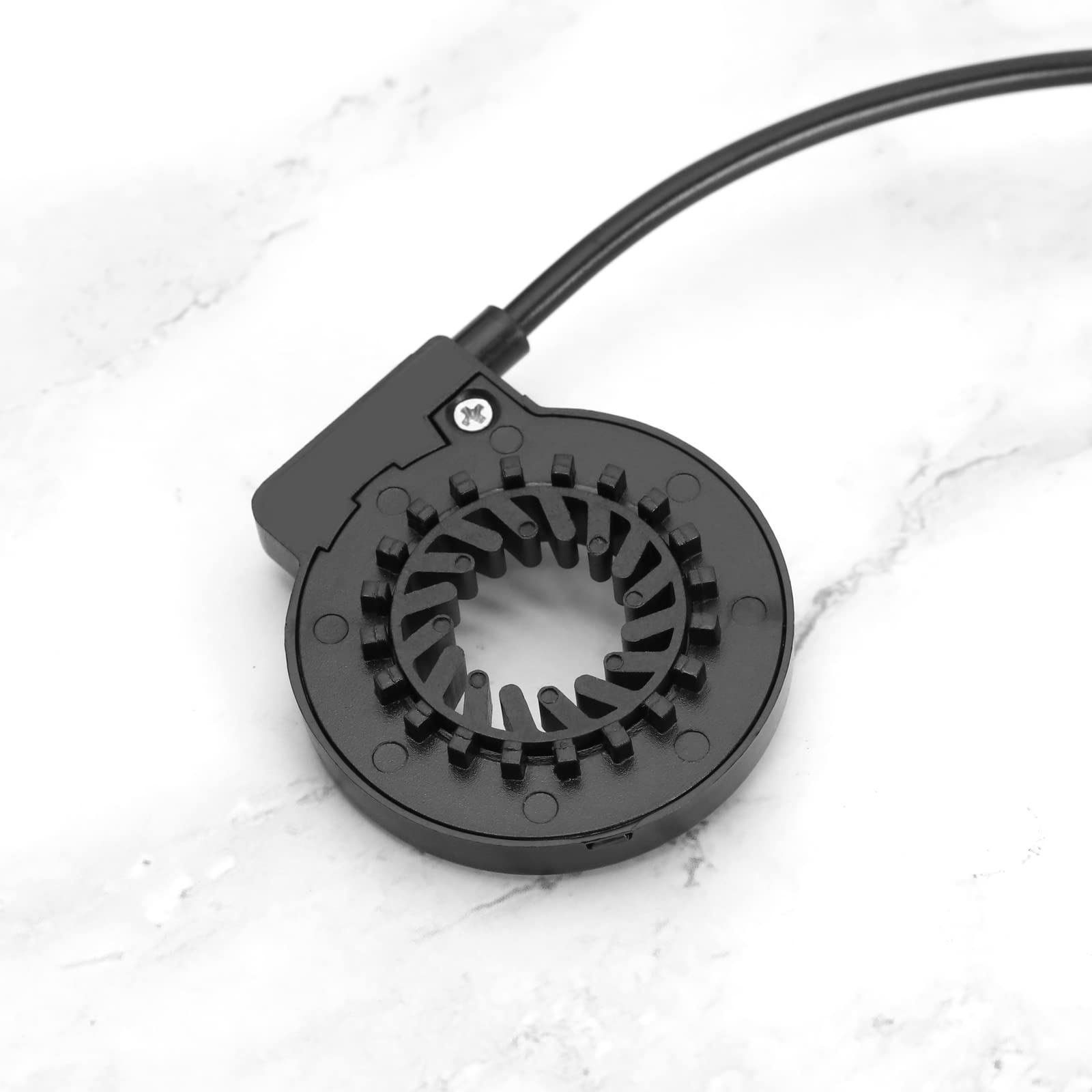 Pedale elettrico per bicicletta KT-V6L 6 Magneti Singal Hall Assist Sensore PAS Sistema a pedale Impermeabile Spina Cadenza Velocità Sensore E-Bike Accessori Nero