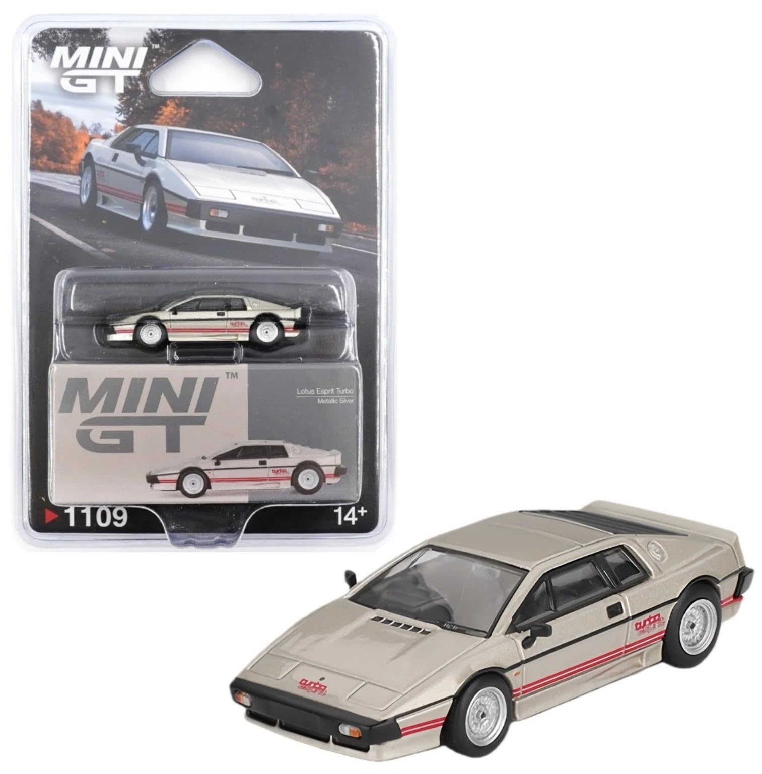 1965 Lotus Esprit GT 1/18 デラックスエディション Diecast Model Car Compatible with Mini GT 1:64 Lotus Esprit Turbo