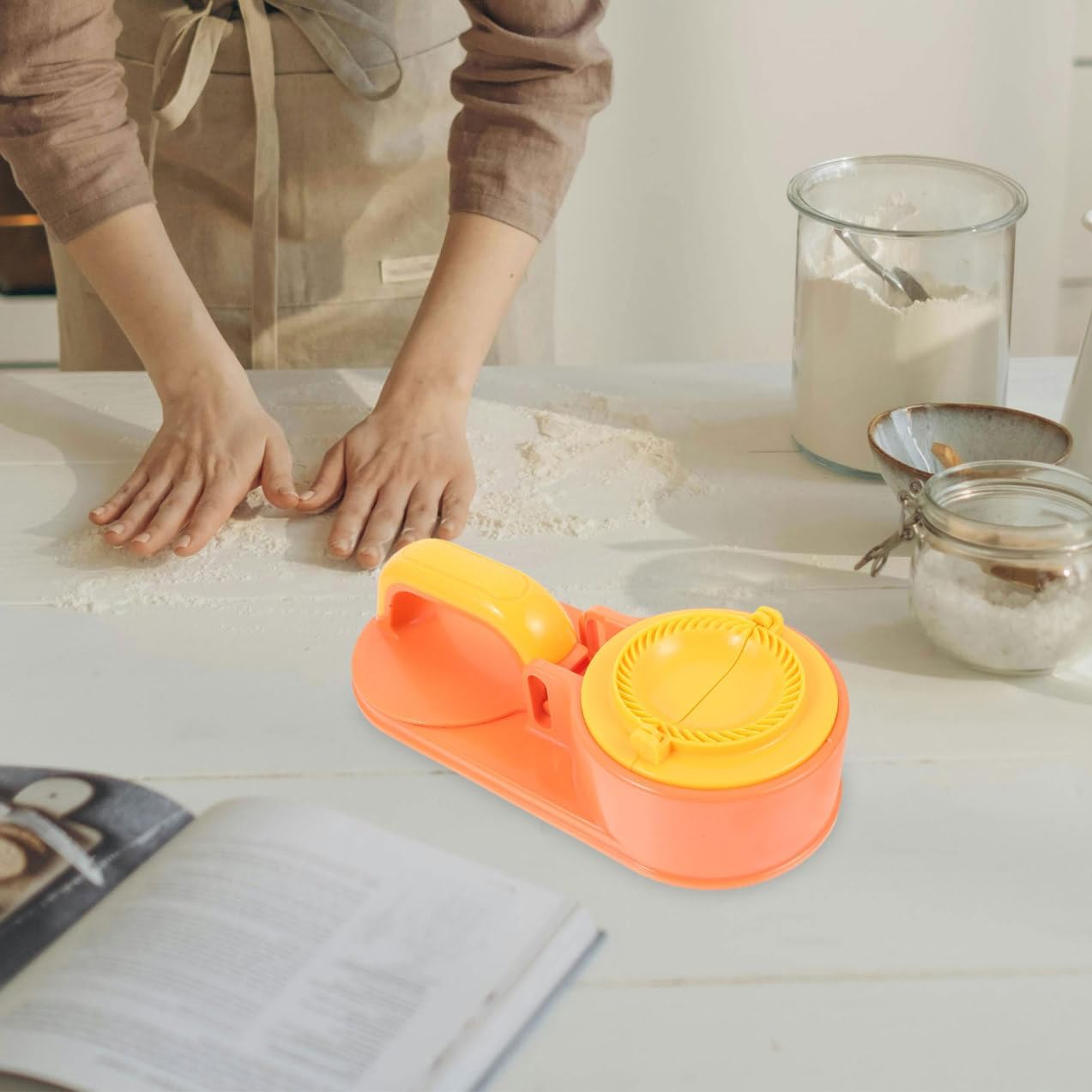 MAGICLULU 1set Dumpling Maker Tool Labor-saving Dough Pressing Mold for Home Use Multi-functional Dumpling Skin Press for Easy Wrapping and Cooking for Parties and Family Gatherings