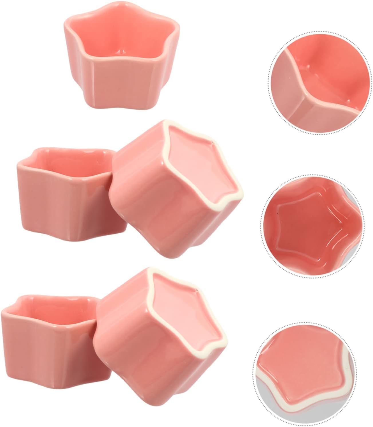 Lot de 5 Mini-moules à pâtisserie en Porcelaine, ramequins en Porcelaine, moules à pâtisserie