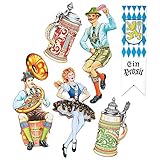 Beistle 55646 6-Pack Oktoberfest Cutouts, 20-Inch