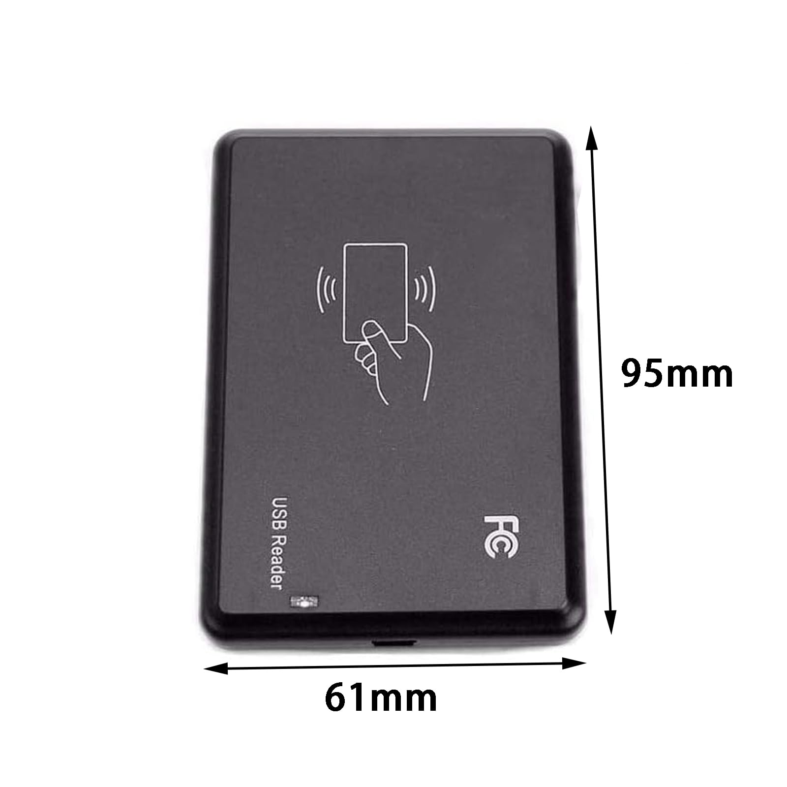 GERUI Lector RFID USB 13,56 MHz sin contacto IC tarjetas S50 S70 14443A LED