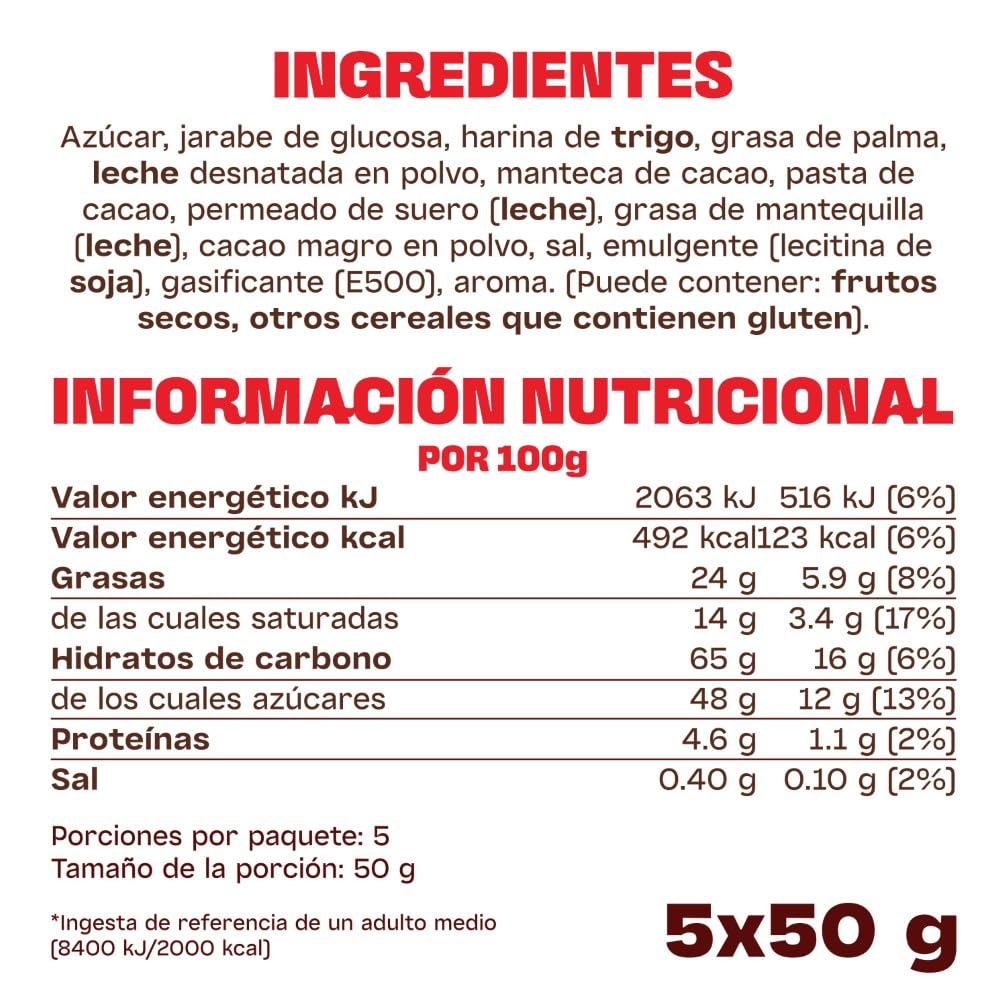 Twix, Barritas de Chocolate con Leche, Galleta y Caramelo, Pack de 5, Ideal para Calendarios de Adviento y Chocolates, 5 x 50 g