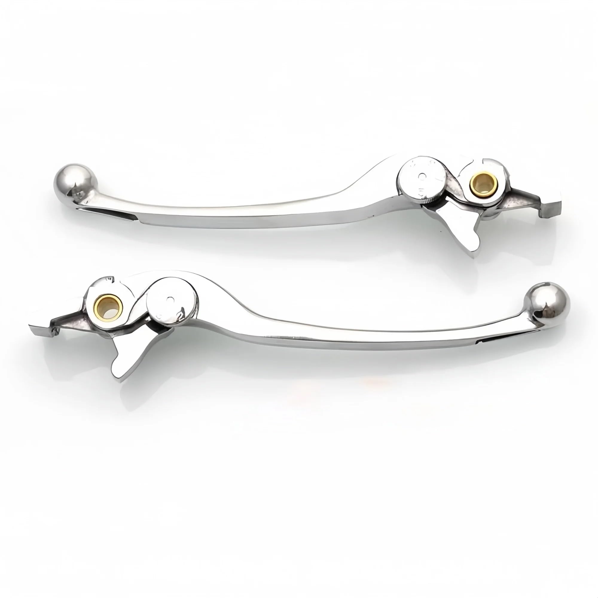 Levier d'embrayage et de frein Poignée de levier frein et d'embrayage pour BMW C650, C650GT C600, finition polie qualité(Noir,Left)