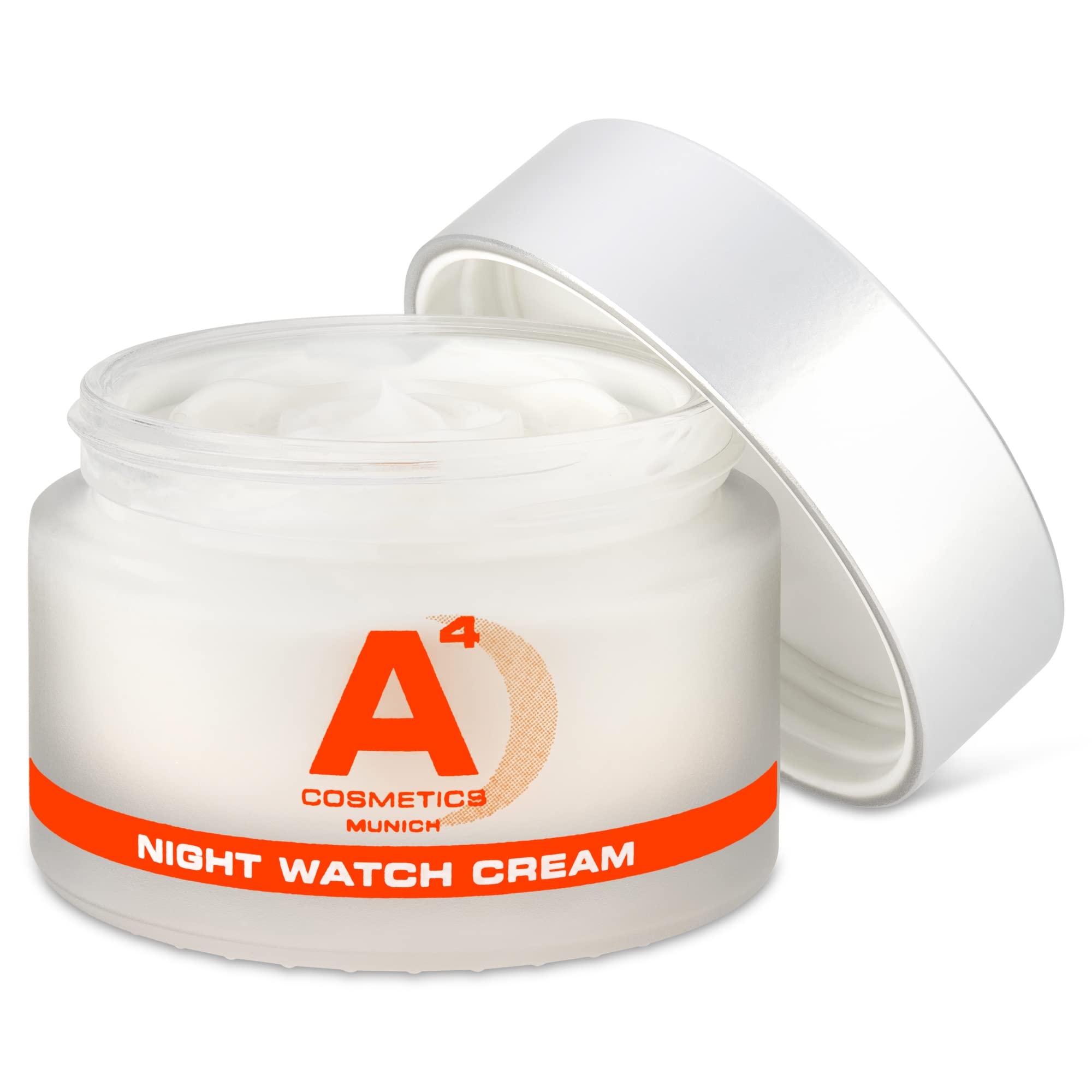A4 - NIGHT WATCH Anti-Aging Nachtcreme | Creme | Gesichtscreme | Nachtpflege mit bio-zertifziertem Arganöl (50ml) | Clean Beauty Wirkstoffkosmetik auf natürlicher Basis