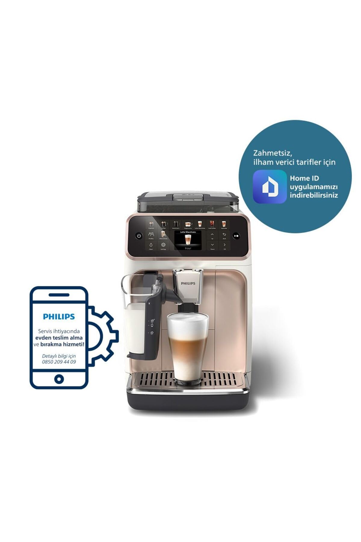 Philips 5500 series EP5543/80 macchina per caff? Automatica Macchina per espresso 1,8 L (Series 5500 Latte Go EP5543/80 [ros?go)