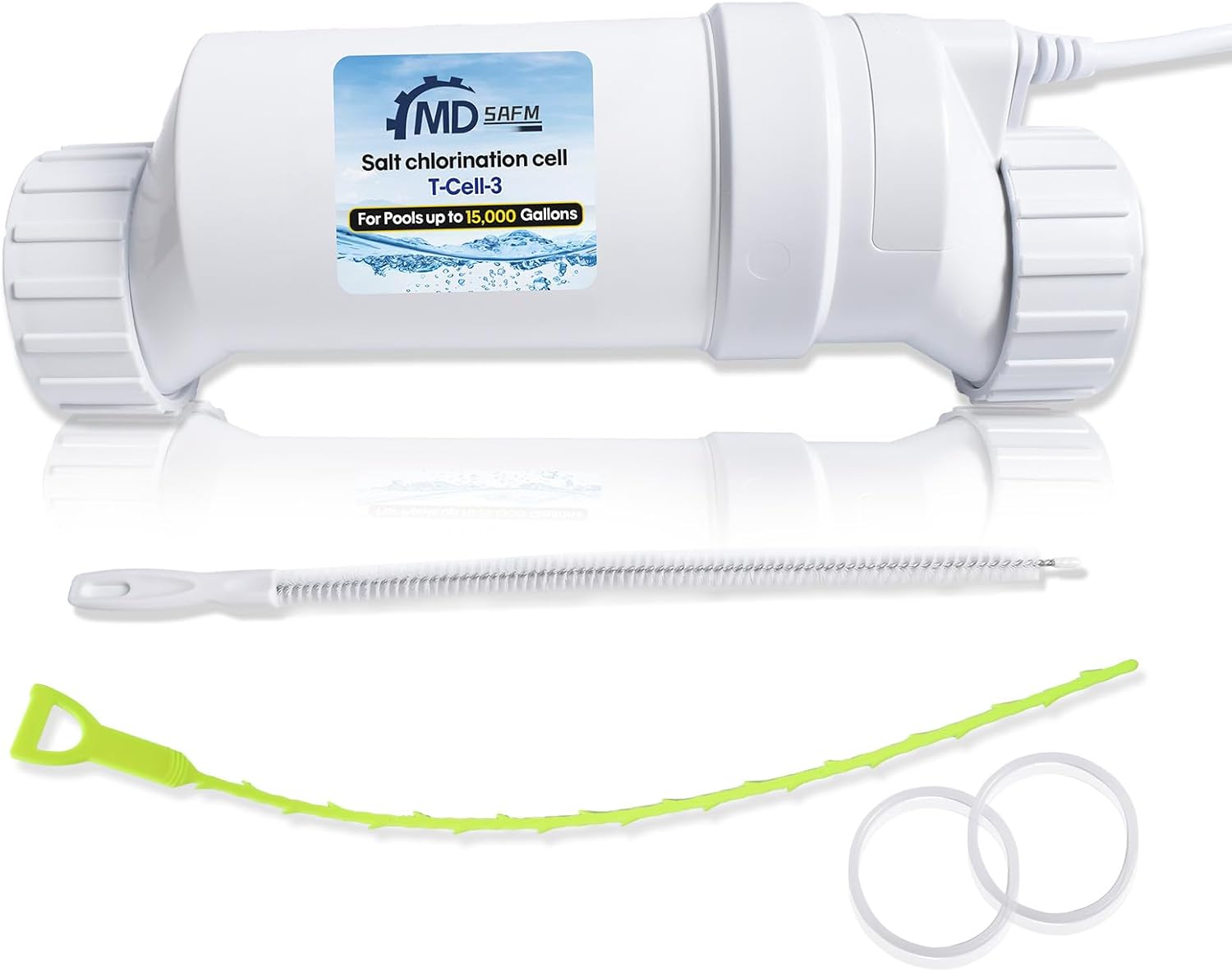 Salt Chlorine Generator Compatible with Hayward Salt Chlorine Generator W3T-Cell-3, Salt Chlorination Cell for In-Ground Swimming, Up to 15,000 Gallons