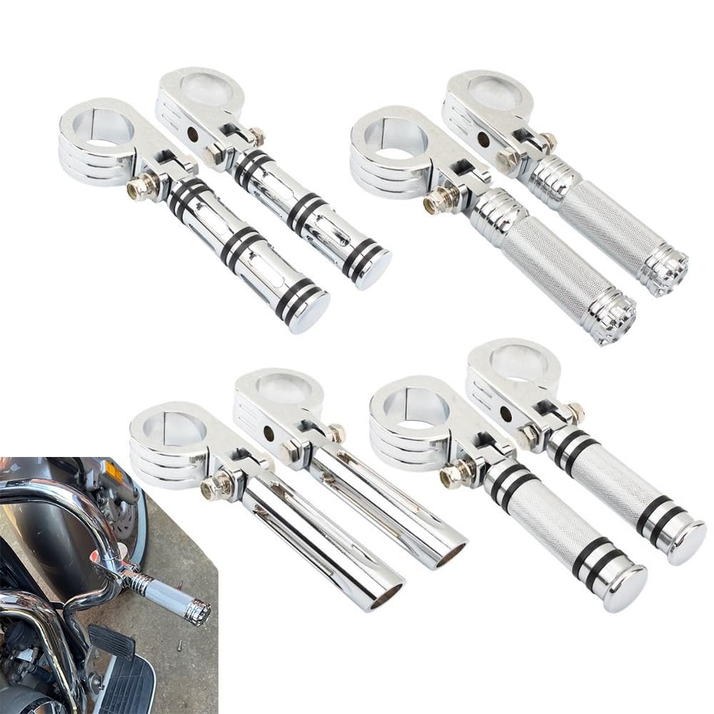 Stopki chromowane motocyklowe Highway Foot Pegs Footrest 32 38 mm Engine Guard FootpegVehicle Parts & Accessories, Części motocyklowe, inne części motocyklowe! Podnóżki motocyklowe (kolor: 38