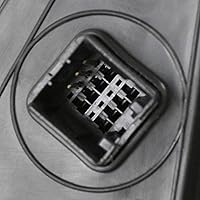 Vista 2 de Juego de 2 piezas de espejo lateral del conductor y del pasajero, ajuste eléctrico, sin calefacción, sin memoria, color negro, compatible con Honda