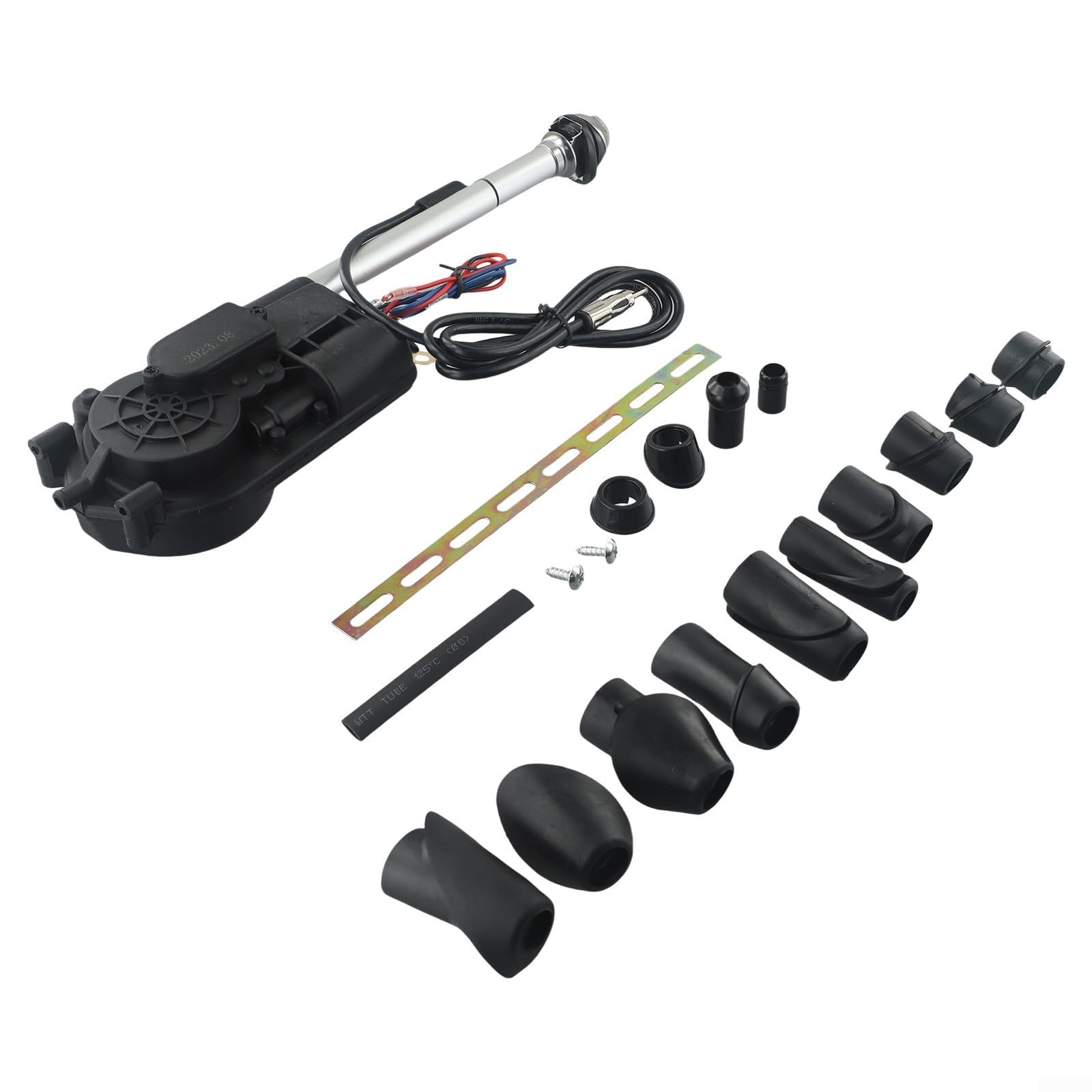 Auto Leistungsantenne Ersatzkit, Für Mercedes Für Benz W140 W126 W124 W201 AM/FM Motorantenne 5-Sektionen 75 Cm Mast 120 Cm Kabel DC12V, Auto Antenne, Elektrische Antenne