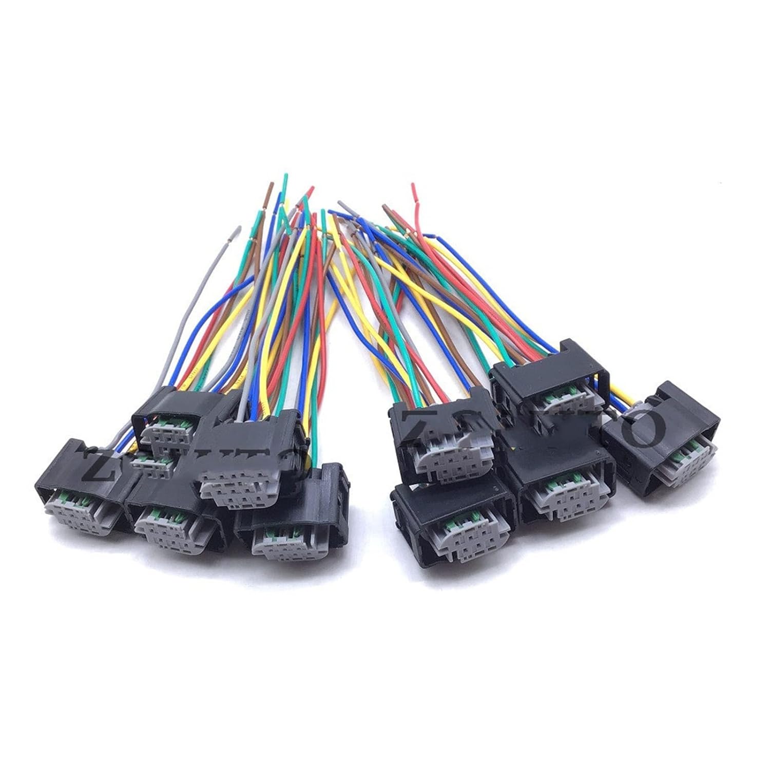 3/6PIN TPS Throttle Position Sensor Plug Pigtail Wiring Connector Harness Compatible with Yuchai Wuling B~W Great Wall 1-967616-1(10pc)