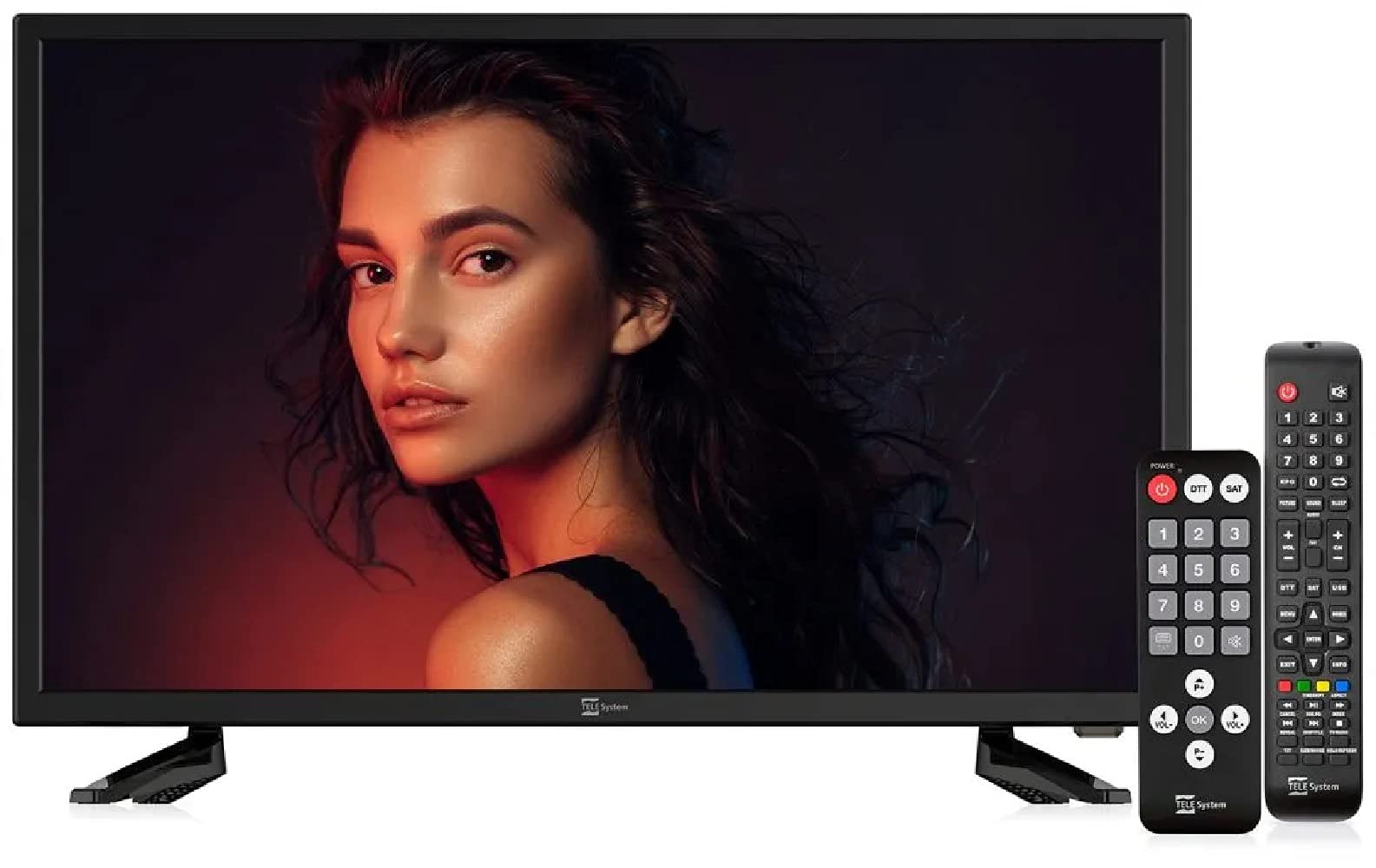 televisione 22 pollici full hd nera