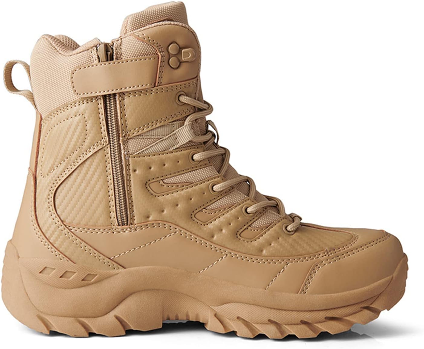 Waterproof Tactical Boot,Trekking Backpacking Boots,Military Tactical Work Boots,Outdoor Hiking Backpacking Boots,High Hiking Boots, for Men and Women,Sand,41