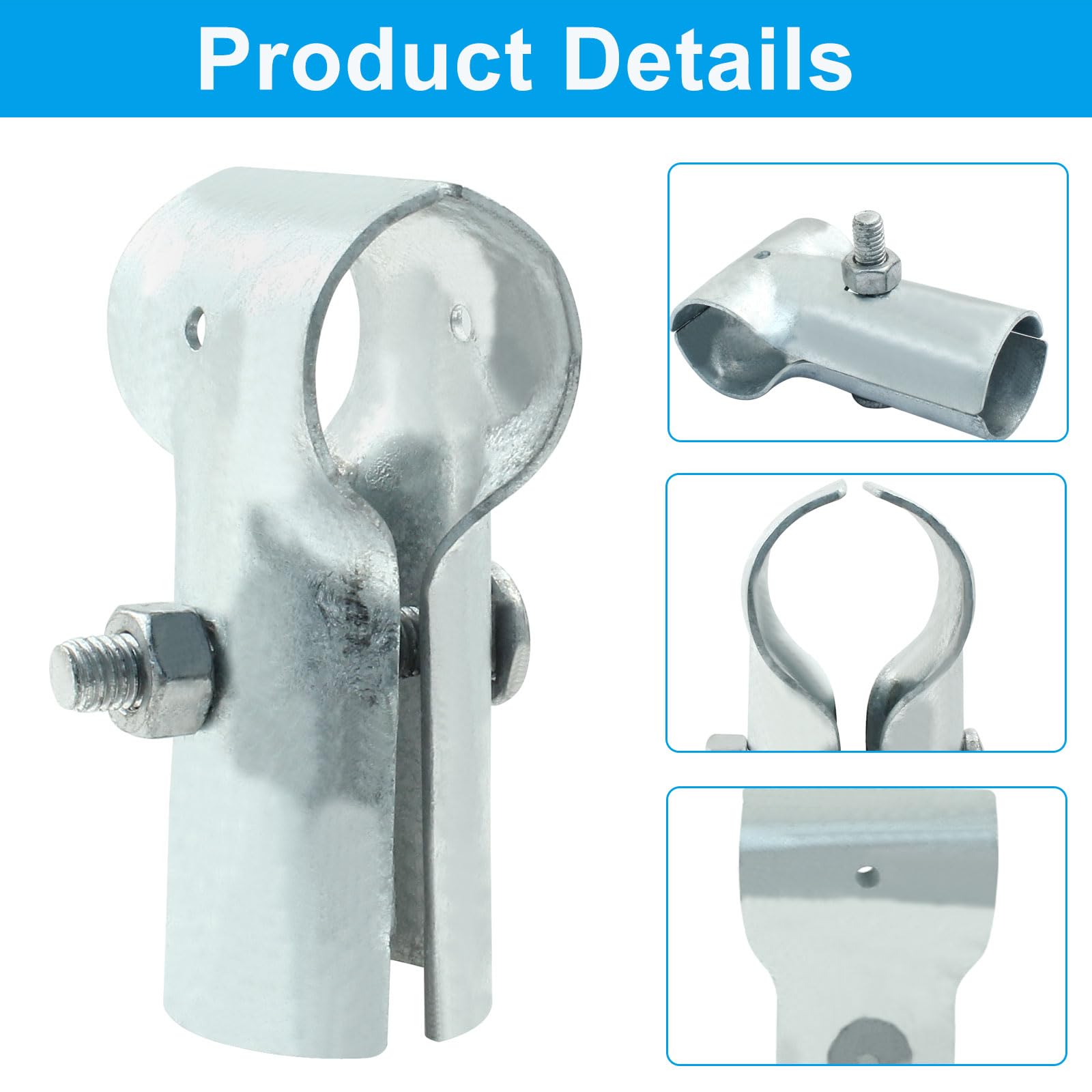 Collier De Serrage Tuyau Lot De 4 Colliers De Serrage Acier Inoxydable 304 2 Raccords - Pour Tuyaux 25mm Collier Echappement