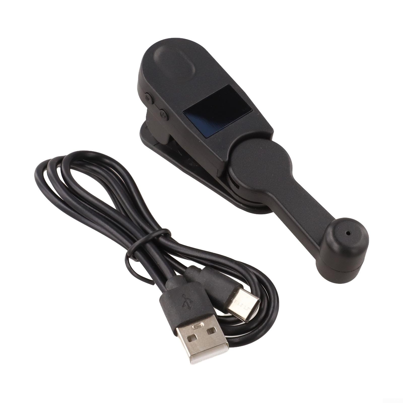 Clicker automatico ad alta velocità per cellulare e tablet, con impostazioni di cambio variabile da 1 a 198 e display digitale trasparente per operazioni di clic rapide (nero)