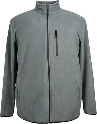 Erkek B y k Beden Battal Boy Fermuarl  Polar Sweatshirt