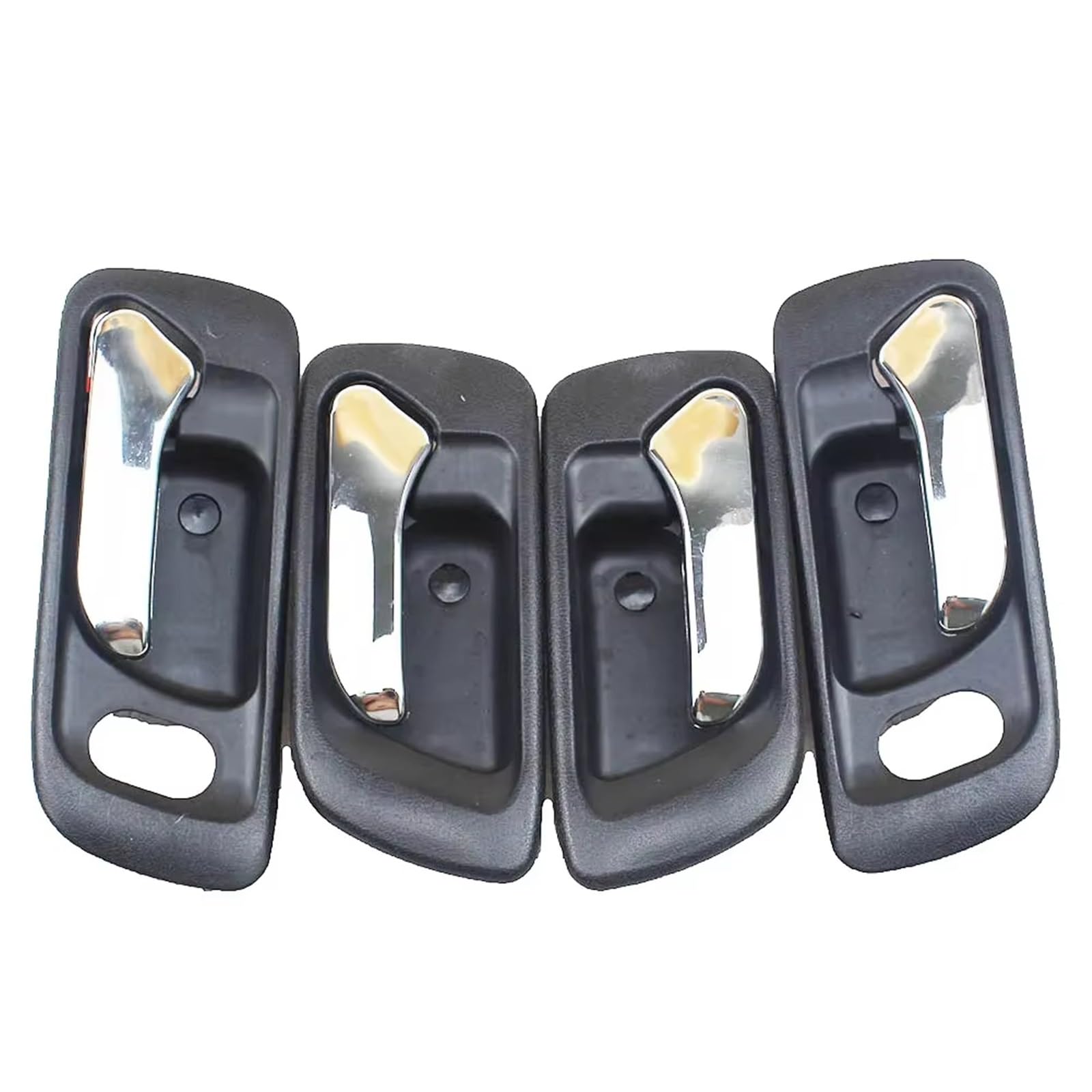Btnuahq Car Door Handle Interior 4Piece/lot Chrome Black Car Auto Inner Interior Door Handle for Accord 1998 1999 2000 2001 2002 Car Inside Door Handle