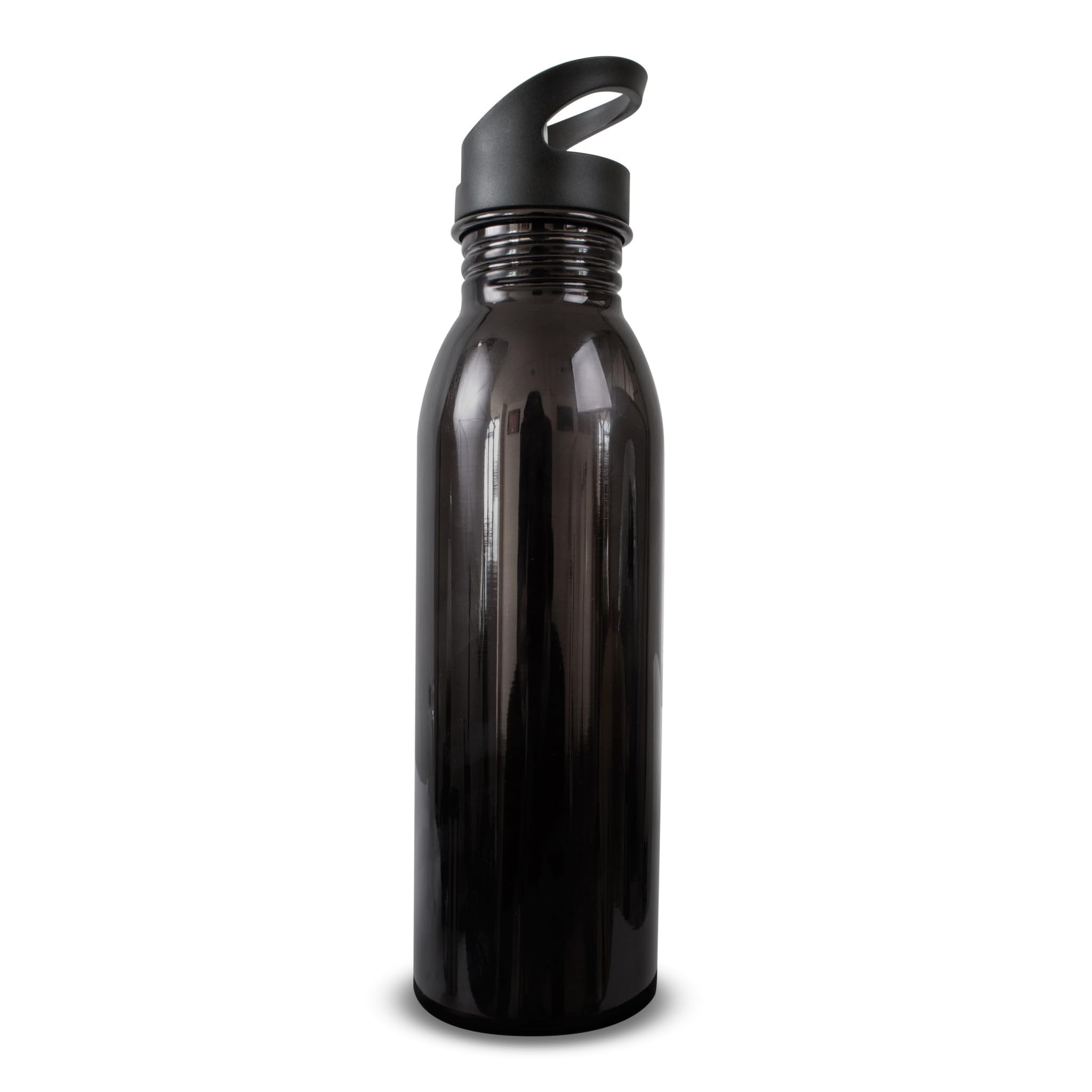 Bouteille Aluminium Real Madrid CF – 750 Ml – Paille Pliable Intégrée – Étanche, Légère – Sous Licence Officielle – Idéale Pour Le Sport