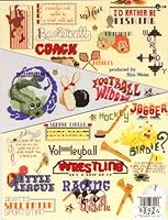 50 Cross Stitch Sports Designs by Sam Hawkins 0881953741 Book Cover