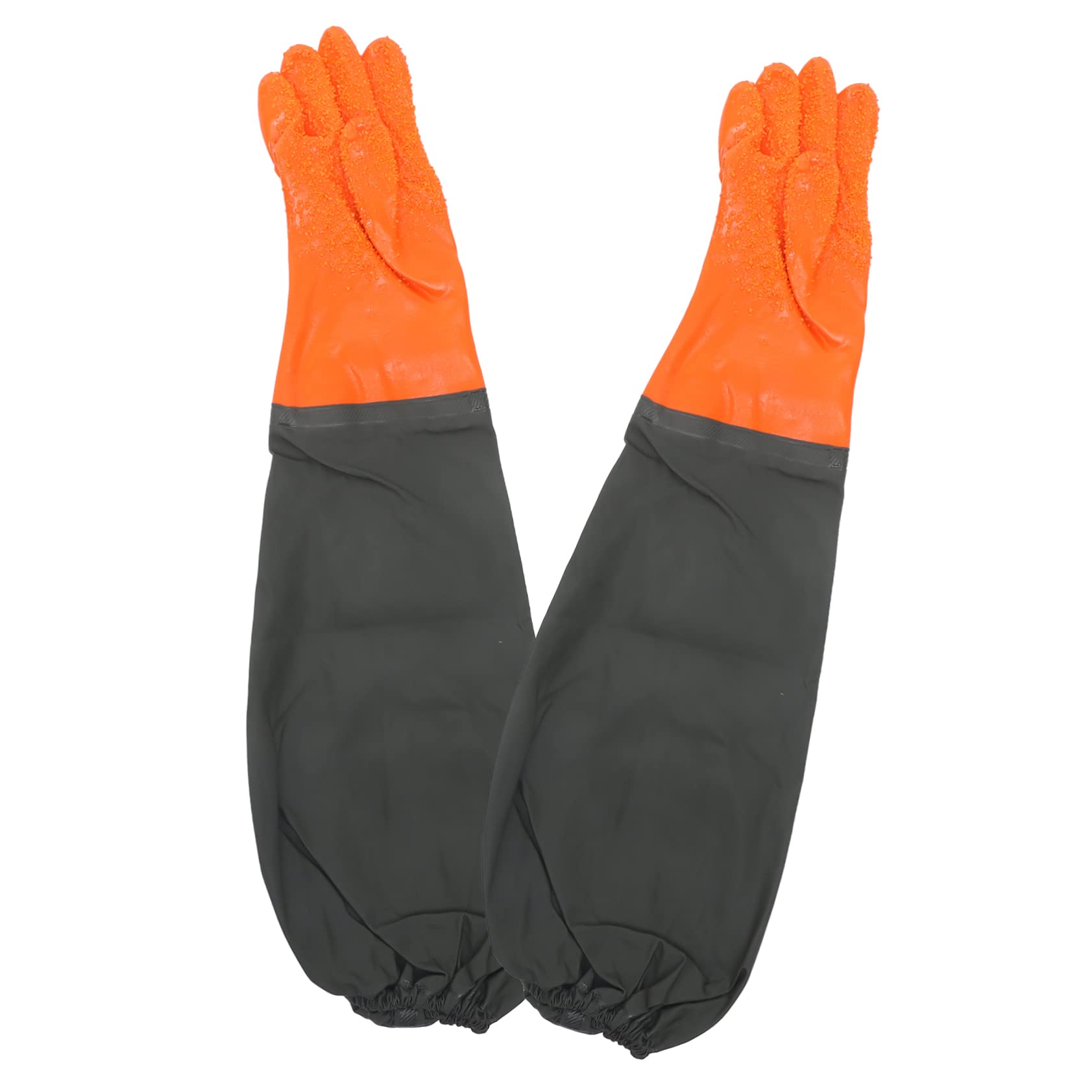 OSALADI Long Waterproof Gardening Gloves Fish Gloves Professional Portable Comfortable for Outdoor and Fishing