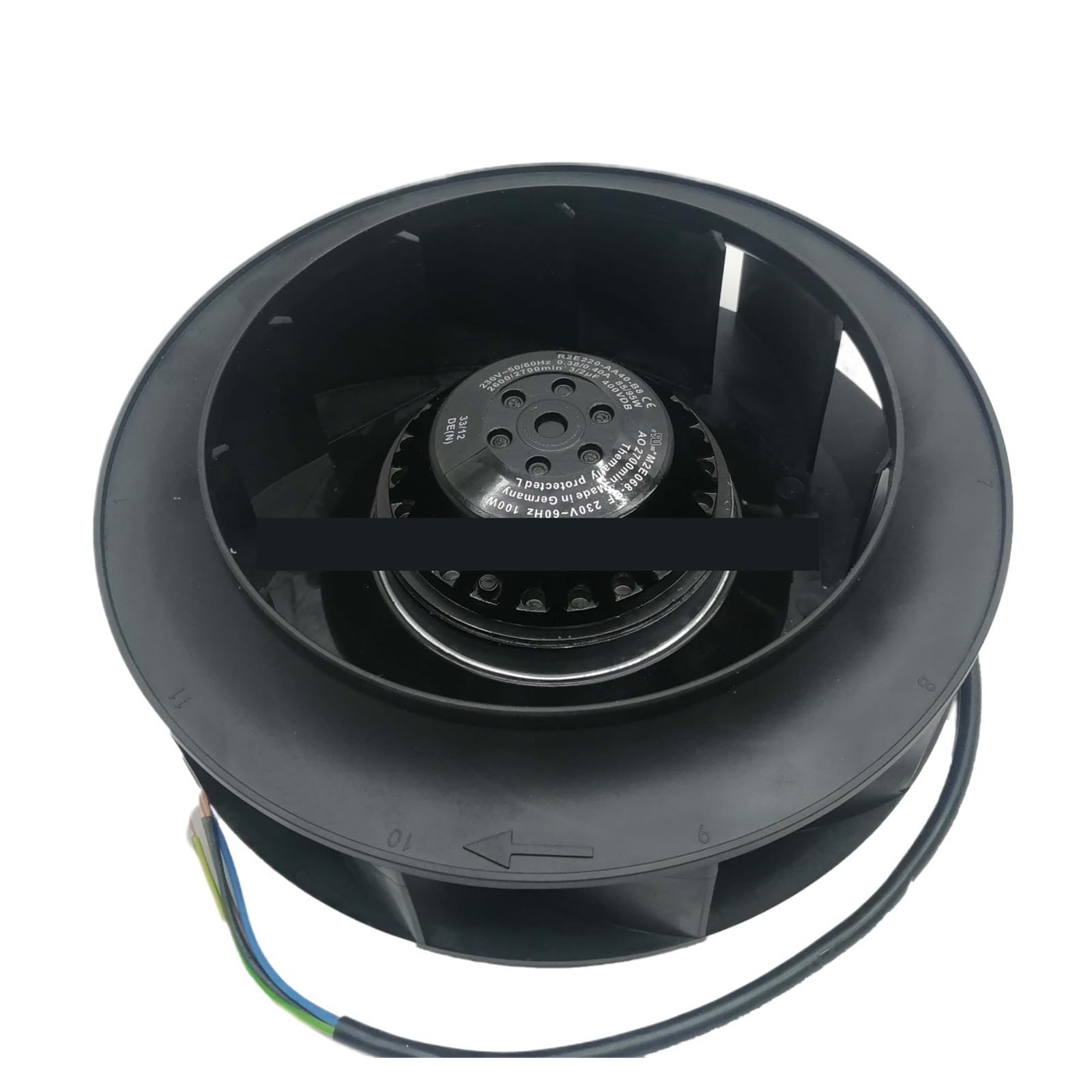 JEYPINDII R2E220-AA40-B8 AC230V 0.4A 90W Inverter Centrifugal Cooling Fan R2E220AA40B8