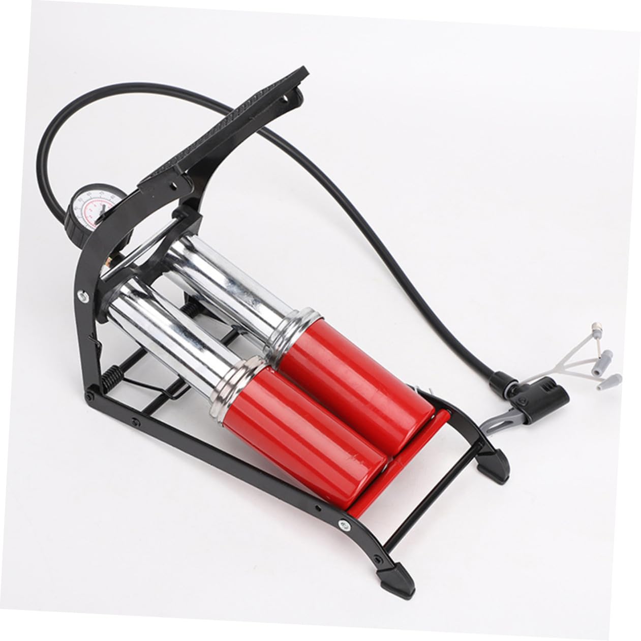Hemobllo Luftdruck der Pedale tragbare Luft Inflator Fahrräder Mini-Fußpumpe Fahrrad Luftdruck Pedalluftpumpe Fußpumpe für Fahrrad