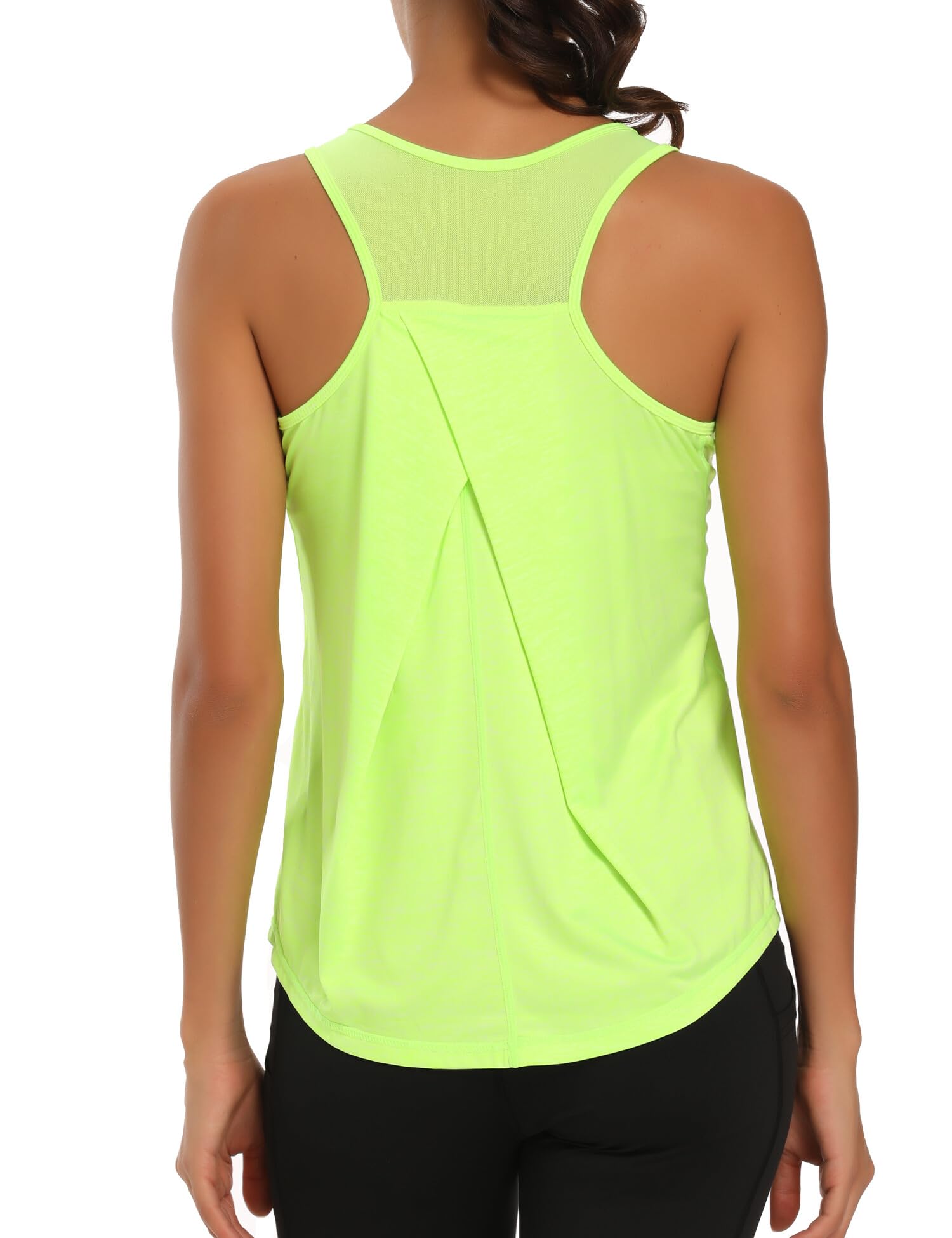 Dawnrole Damen Sport Tank Top Ärmelloses Leichte Fitness Top Yoga Oberteile