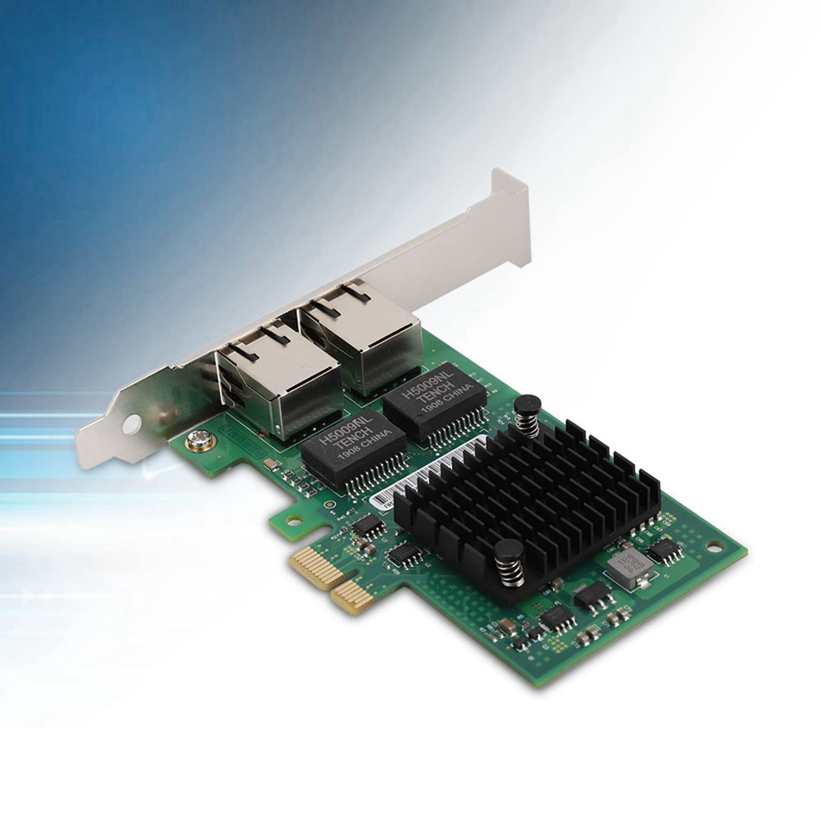 Gigabitowa Karta Sieciowa I350-AM2, Dwuportowa Karta Serwerowa PCI Express z szybkością 10/100/1000Mbps, do Kontrolera Ethernet