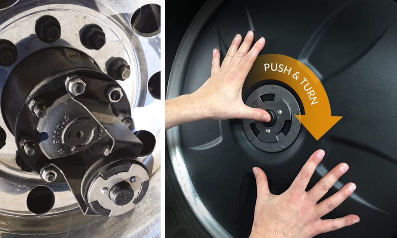 Buy KOZAK Aerodynamic 22.5" Wheel Caps for Freightliner, Volvo, Kenworth, Peterbilt Semi Trucks