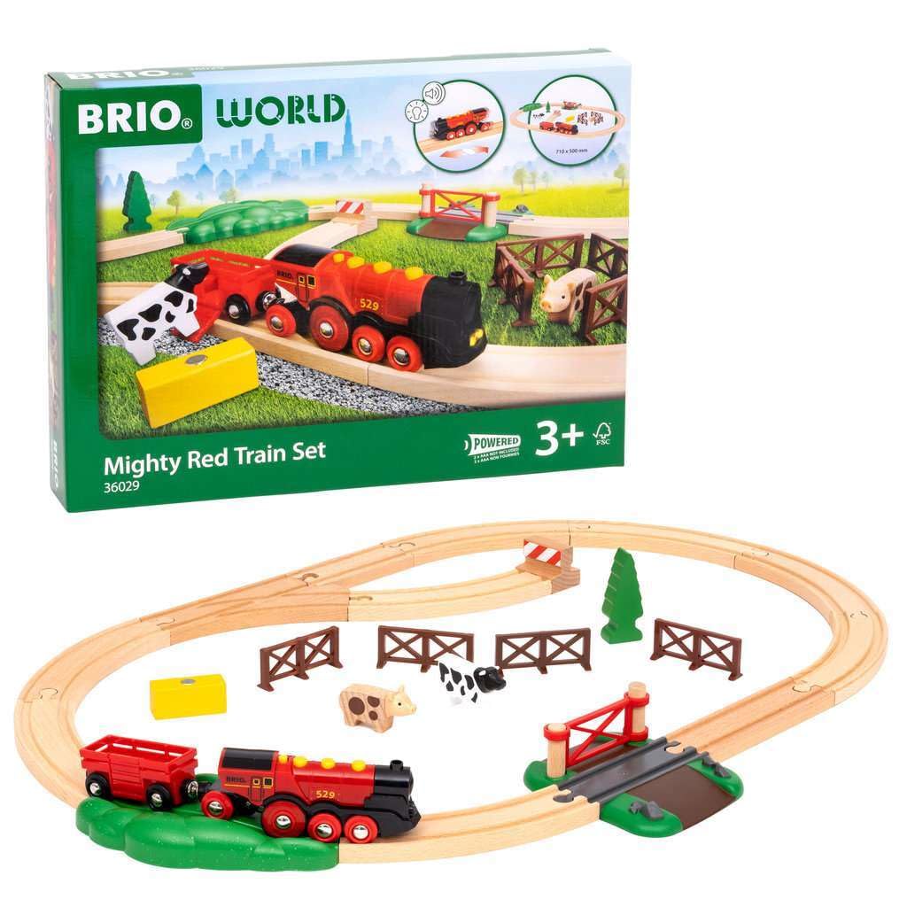 BRIO World - Rote Lola Bauernhof Zugset